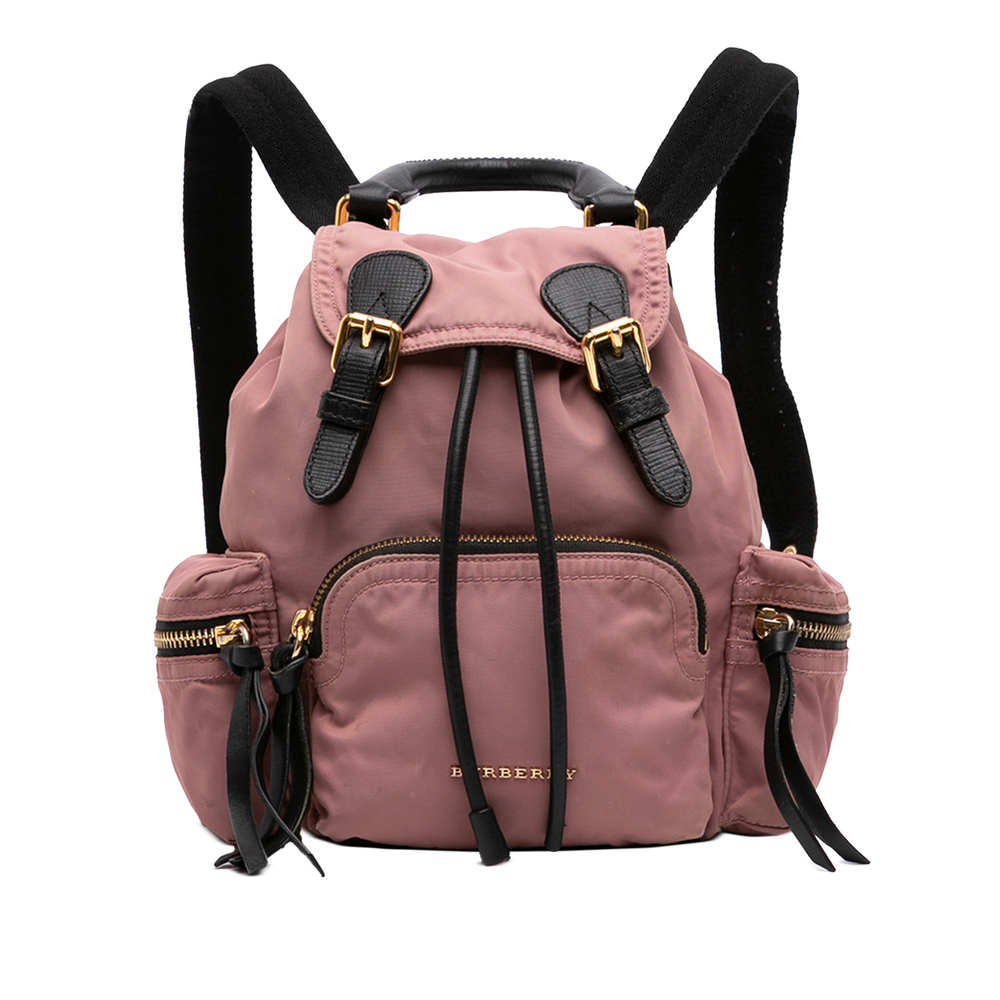 Pre-Loved Burberry Small Nylon Runway Backpack